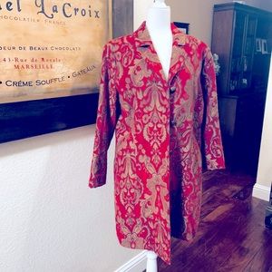 Erin London Brocade Coat